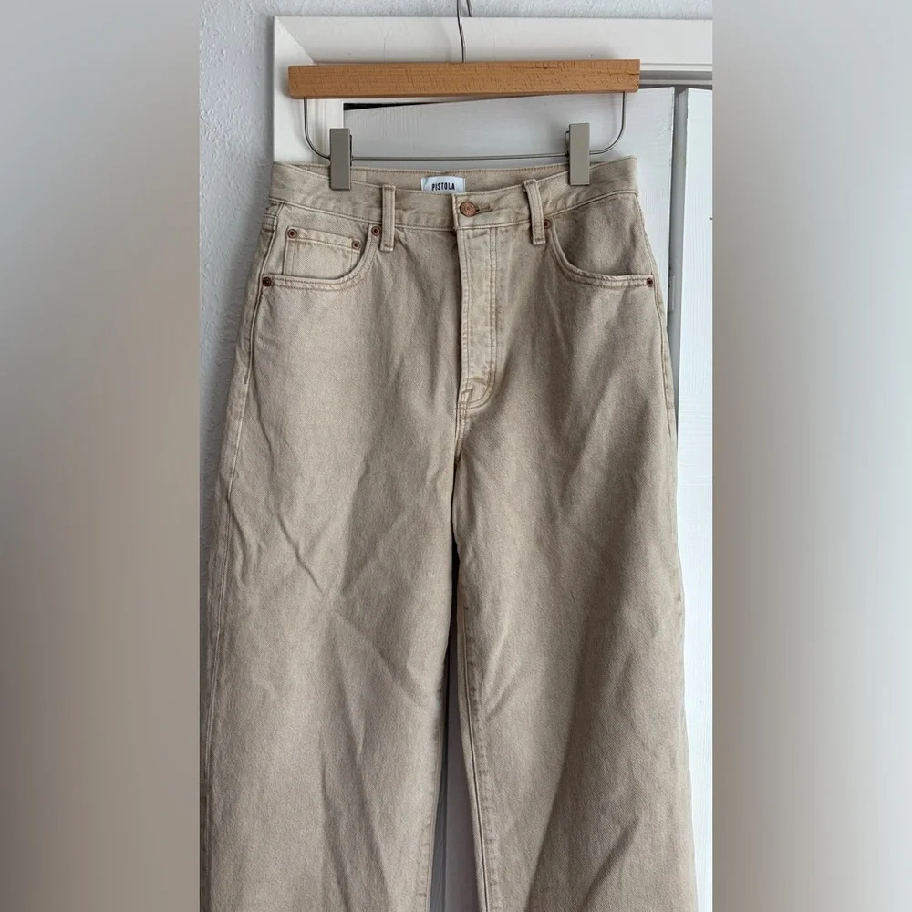 Pistola Ryder High-Rise Straight-Leg Cuffed Jeans - Picture 7 of 16